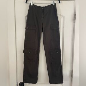 H&M Olive Green Cargo Pant - 2